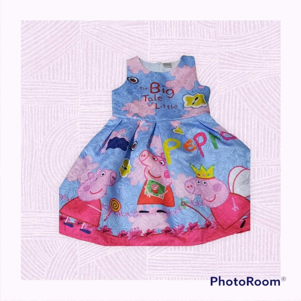 Unbranded Peppa Pig dress, fir to 6-8 years old color blue